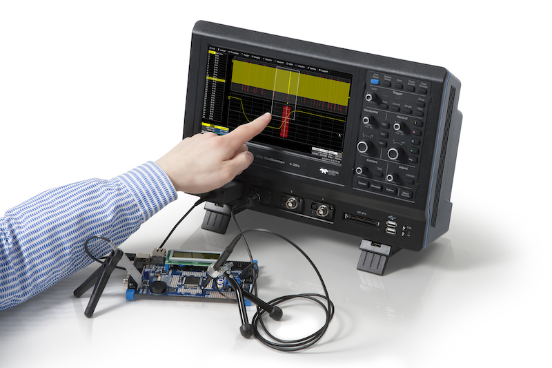 Teledyne LeCroy's WaveSurfer 3000 oscilloscopes feature the MAUI advanced user interface